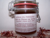 GELEE DE CITRONS AU SAFRAN POT 160 G